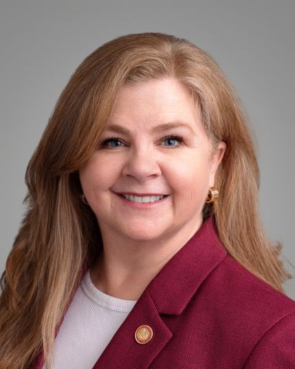 Photo of Representative Rebecca Burkes (R)